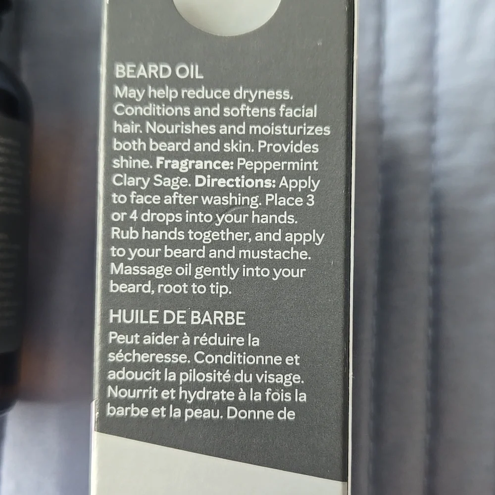 Mary Kay Men Beard‎ Oil - Black and Gray